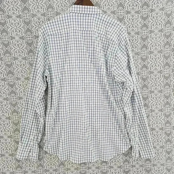 Bonobos slim fit checker button down dress shirt XL long - Picture 2 of 6